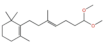 10,15-Cyclo-1,2,20-trinor-6,10-phytadiene dimethylacetal